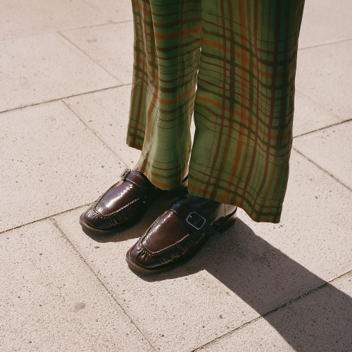 Umbria botki, brązowy połysk | Balagan Studio