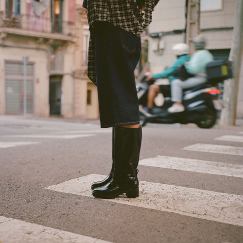 Ikar Boots, glossy black  I  Balagan Studio