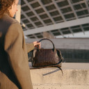 Sofia Bag L, brown croco