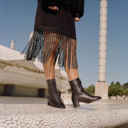 Emma botki, czarny | Balagan Studio