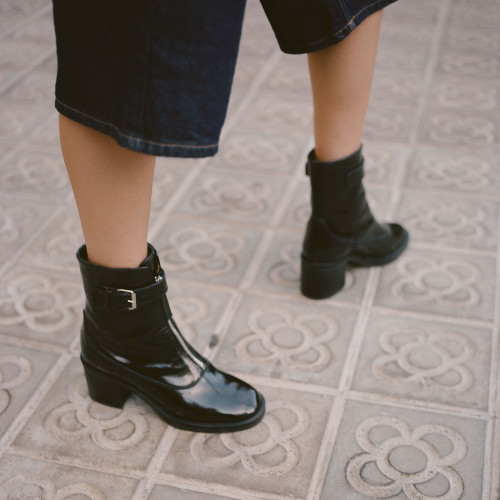 Lyra Boots, glossy black | Balagan Studio
