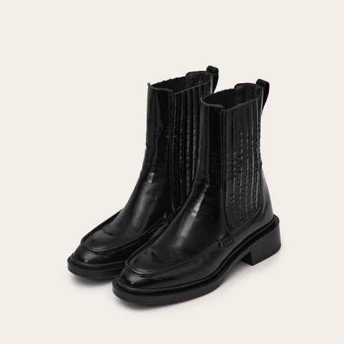 Piano Boots, glossy black | Balagan Studio