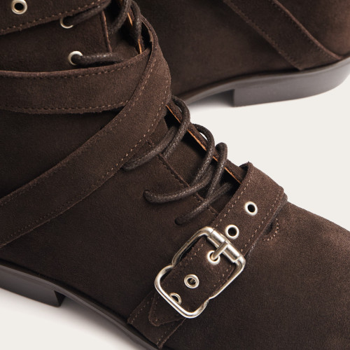 Aster Boots, dark chocolate velvet | Balagan Studio