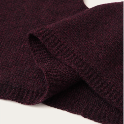 Irena Hooded Scarf, burgundy | Balagan Studio