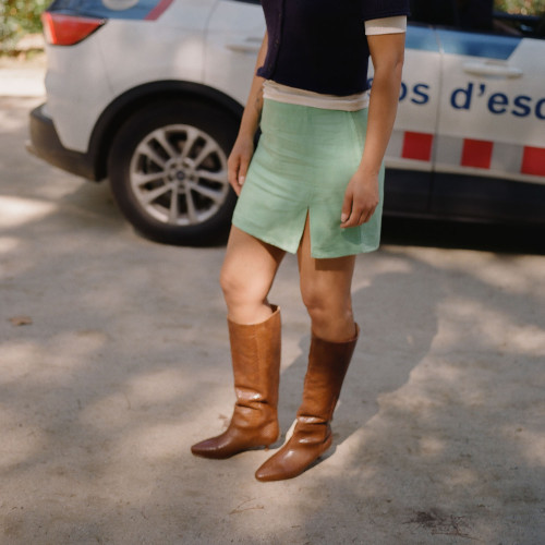 Stockholm Boots, caramel croco I  Balagan Studio