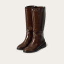Robyn High Boots, glossy brown
