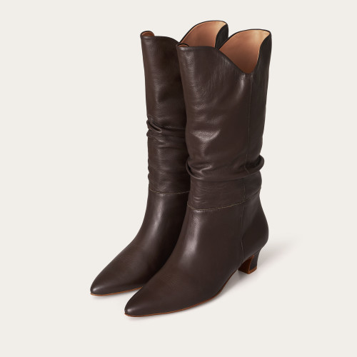 Fleur Boots, deep brown | Balagan Studio