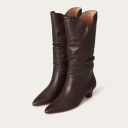 Fleur High Boots, deep brown