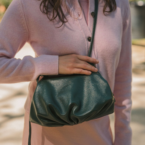 Plis Bag M, dark green | Balagan Studio