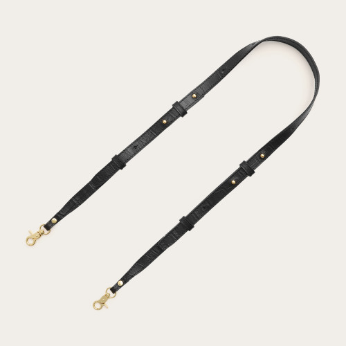 Bag Strap, black croco | Balagan Studio