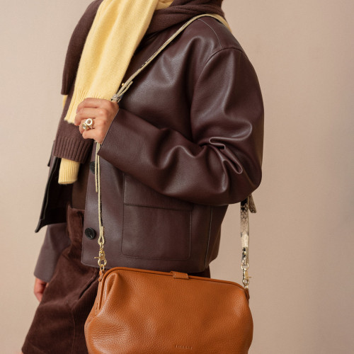 Bag Strap, off white python pattern | Balagan Studio