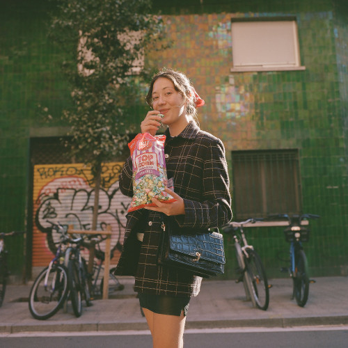 Jubilee Bag M, black croco | Balagan Studio