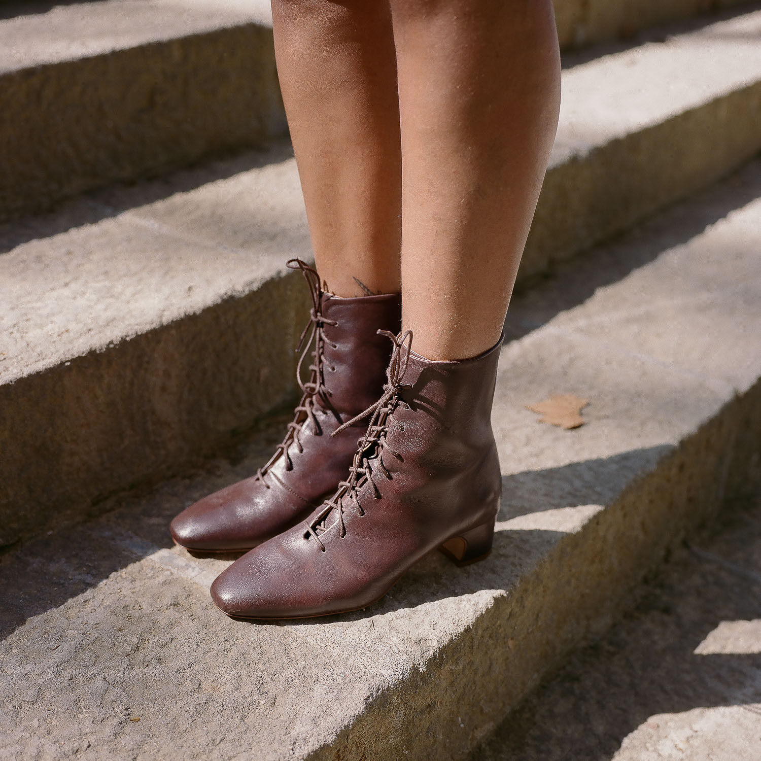 Victoria Boots, deep brown Balagan Studio
