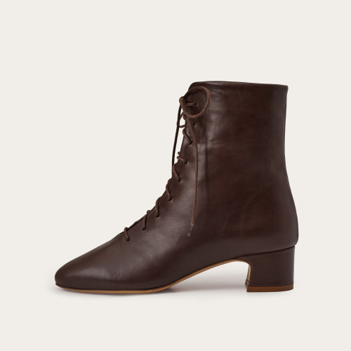 Victoria botki, ciemny brąz | Balagan Studio