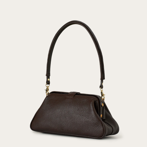 Rofe Vintage Bag M, deep brown | Balagan Studio