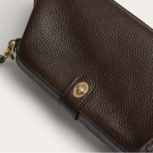 Rofe Vintage Bag M, deep brown | Balagan Studio