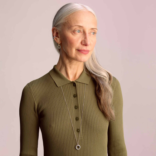 Mira naszyjnik z diamentem | Balagan Studio