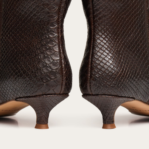 Vared Boots, brown croco | Balagan Studio