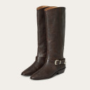 Vela High Boots, deep brown