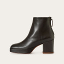 Elton botki, ciemny brąz