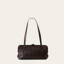 Rufina Bag M, brown croco
