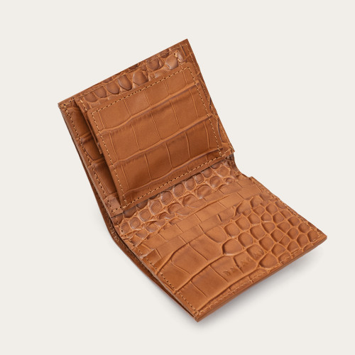 Adon Wallet, caramel croco | Balagan Studio