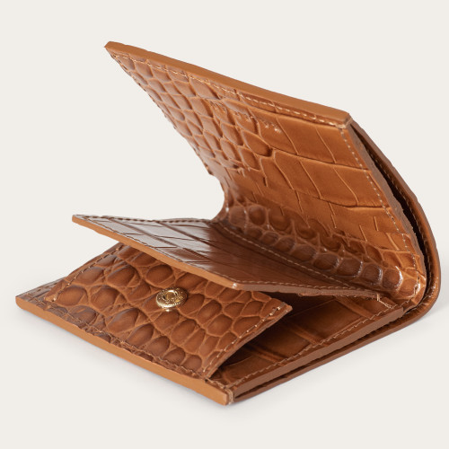 Adon Wallet, caramel croco | Balagan Studio