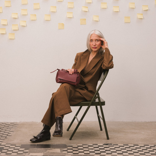 Livia botki, brązowy połysk | Balagan Studio