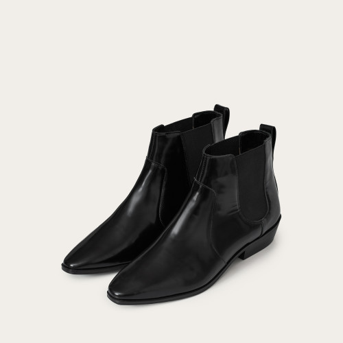 Sally Boots, glossy black | Balagan Studio