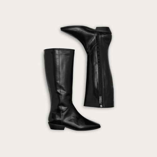 Peggy High Boots, glossy black | Balagan Studio