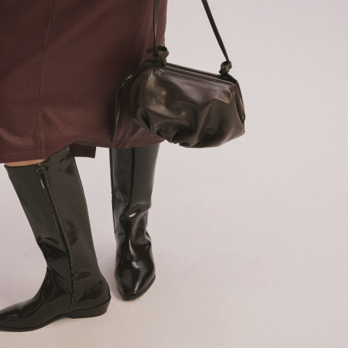 Peggy High Boots, glossy black | Balagan Studio