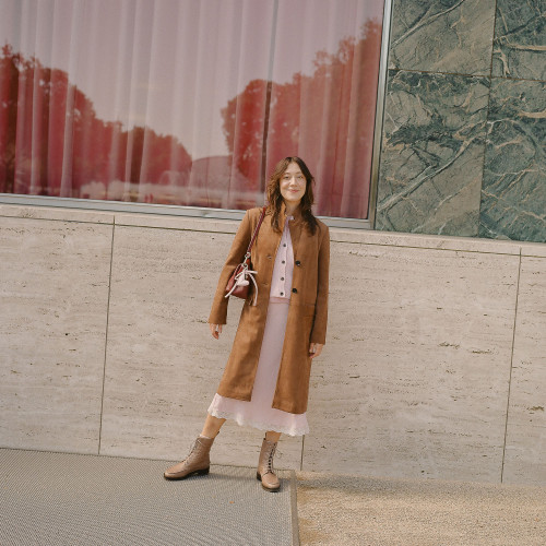 Georgia boots, beige croco | Balagan Studio