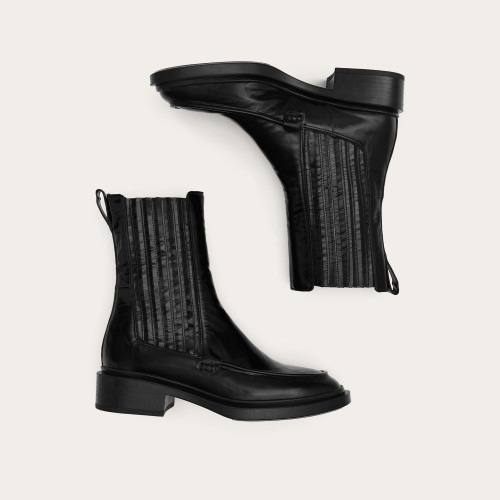Piano Boots, glossy black | Balagan Studio