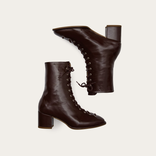 Emma Boots, glossy bordo| Balagan Studio