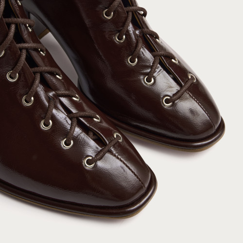 Emma Boots, glossy bordo| Balagan Studio