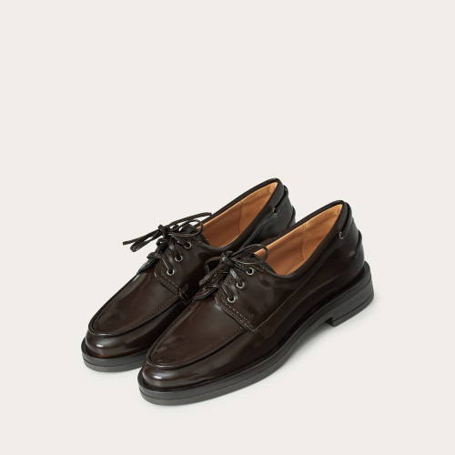 Yacht Flats, glossy brown | Balagan Studio
