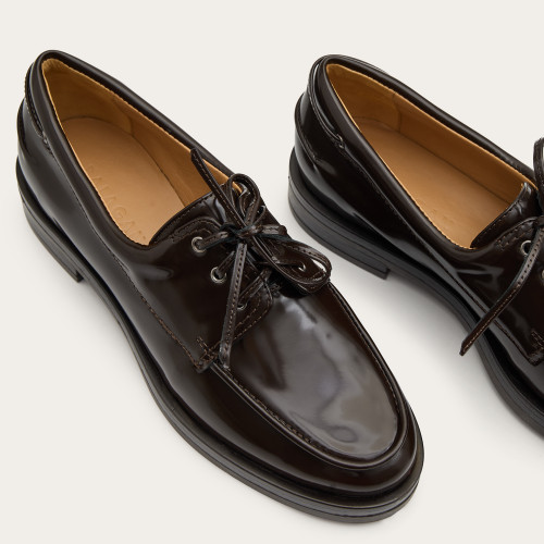 Yacht Flats, glossy brown | Balagan Studio