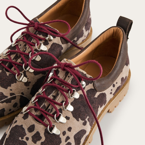 Dolomiti Flats, animal print velvet | Balagan Studio