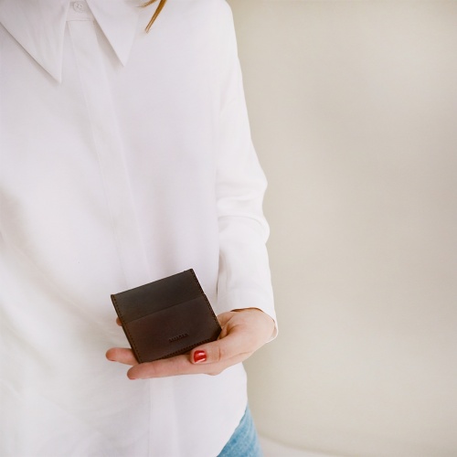 Card Holder, brown | Balagan Studio