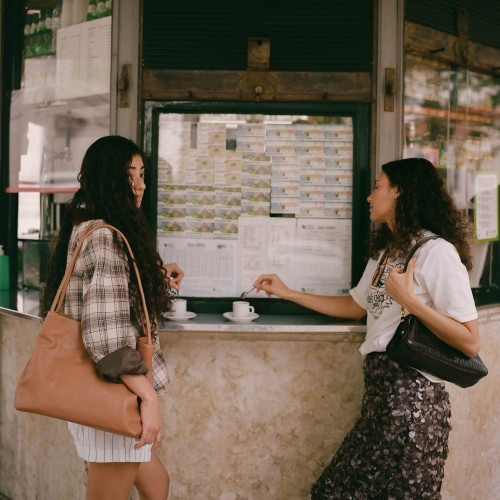 Eva torba L, karmelowy OUTLET | Balagan Studio