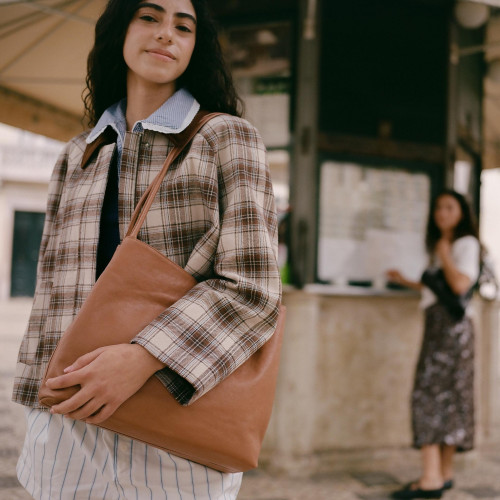 Eva torba L, karmelowy OUTLET | Balagan Studio