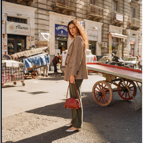 Hug bag torebka M, bordowy | Balagan Studio