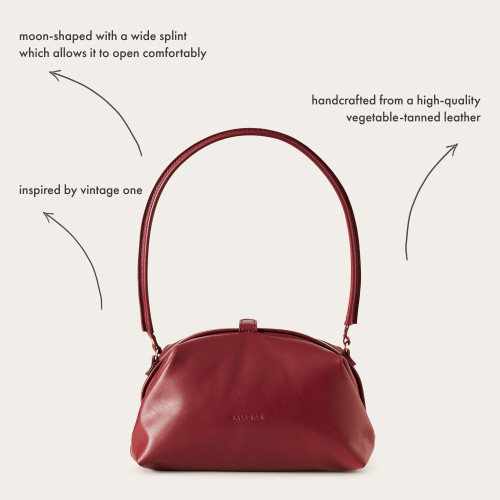 Hug bag torebka M, bordowy | Balagan Studio