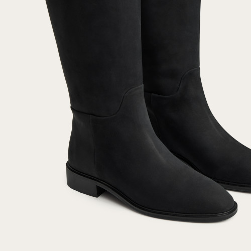 Polo High Boots, waxed black | Balagan Studio