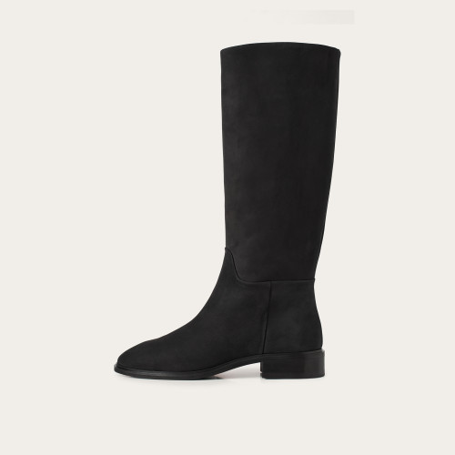 Polo High Boots, waxed black | Balagan Studio