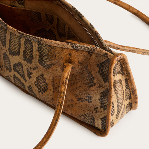 Baguette Bag M, ginger python pattern | Balagan Studio