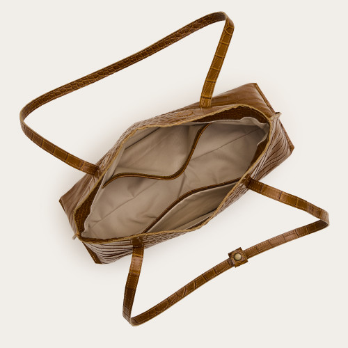 Envelope Bag M, caramel croco | Balagan Studio