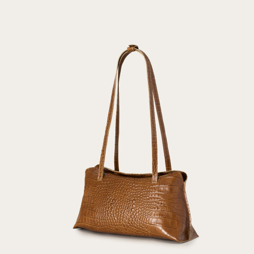 Envelope Bag M, caramel croco | Balagan Studio