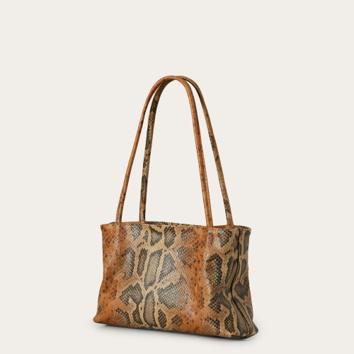 Eva Bag M, ginger python pattern | Balagan Studio
