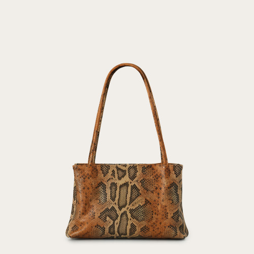 Eva Bag M, ginger python pattern | Balagan Studio